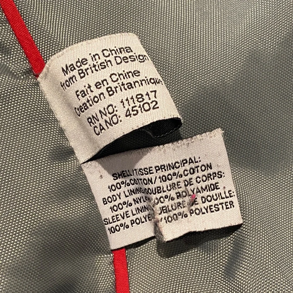 Superdry Jermyn Street Trench Black XS GUC - Picture 5 of 5